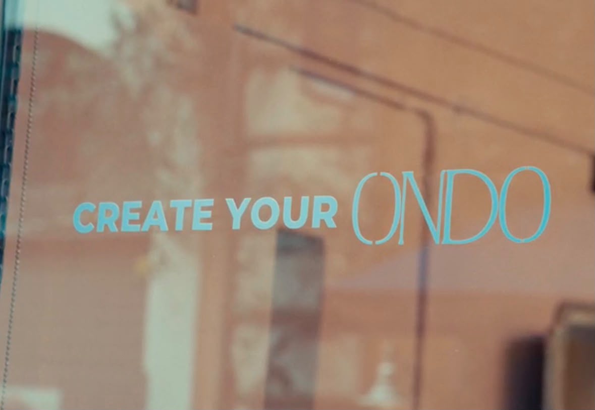 The ONDO Roma shop window